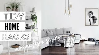 10 Tips For A Tidy Home  Minimalism Series [upl. by Eihs]