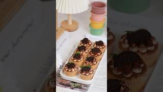 🧁How to Make Tiramisu Mascarpone Cream Cupcakes  The best RECIPE trending shorts recipe cupcake [upl. by Llirret]