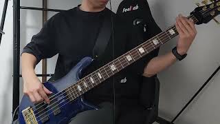 Entombed  Revel In Flesh Bass Cover [upl. by Irat934]