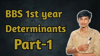 Determinant  BBS 1st years  part1 properties of determinant and Information of Row and column [upl. by Hynda]