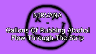 NIRVANA  Gallons Of Rubbing Alcohol Flow Through The Strip No Lyrics  not really  Video [upl. by Maon]