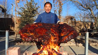 YAK STEAK Roasted to PERFECT Fragrant Spices Makes the Best BBQ  Uncle Rural Gourmet [upl. by Einhoj]