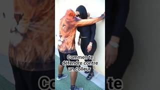 Comment te défendre contre un colleurs FT Nadine djelassi selfdefense shortyoutube youtubeshorts [upl. by Cora]