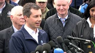 Baltimore mayor Maryland governor amp Transportation Sec Pete Buttigieg on bridge collapse [upl. by China409]