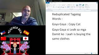 Reduplicated Tagalog Words Part IV shorts [upl. by Sergeant]