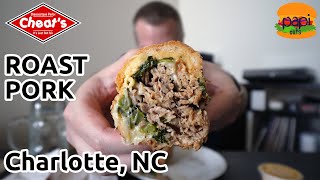 Cheats Roast Pork Sandwich  Charlotte NC [upl. by Brunella317]