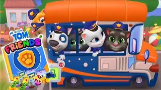 Talking Tom And Friends Gaya Bus Me Shopping Karne😂 mytalkingtom talkingtomandfriendsfunnytomcat [upl. by Gievlos]