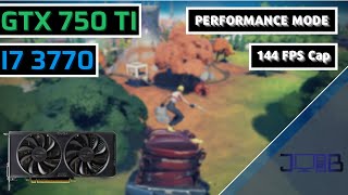 Fortnite Season 6  I7 3770 GTX 750 Ti 144 FPS Cap Performance Mode 1080p [upl. by Kenzie258]