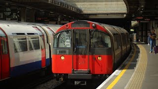 Picadilly Line 1973 Stock journey from Acton Town  Hammersmith [upl. by Solram165]