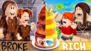 ROBLOX Brookhaven 🏡RP  FUNNY MOMENTS Rich vs Poor Birthday Cake Whos Happier [upl. by Elatsyrk304]