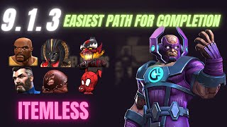 913 Easy Path For Completion Itemless hearthacker mcoc [upl. by Helve331]