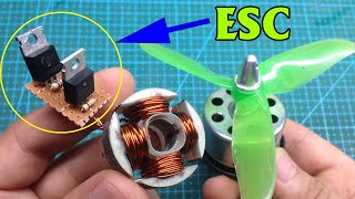 Simple creative ideas brushless motor  Top electronics project [upl. by Orton]