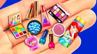 18 DIY SIMPLE MINIATURE COSMETICS FOR BABRIE DOLLHOUSE [upl. by Lalib]