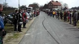 Motorcycle Stunt Show Bertls Harley Davidson in Kathi Brau Germany 2 of 4 [upl. by Acinnej]