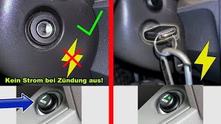 ZIGARETTENANZÜNDER IM AUTO AUF ZÜNDUNGSPLUS UMBAUEN PER ADAPTER  TUTORIAL  GOLF 5  FACTOREM [upl. by Odlanyar421]