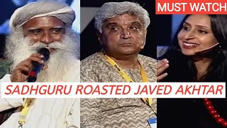 Must watch big debate between Sadhguru and Javed akhtar [upl. by Moffat464]