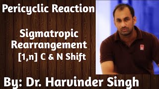 1n Carbon and Nitrogen shift  Sigmatropic Reactions  Pericyclic Reactions [upl. by Viddah]