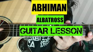 ABHIMAN  GUITAR LESSON  ALBATROSS [upl. by Rooker180]