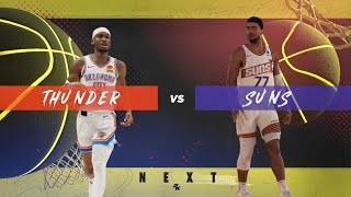 Okc vs Suns game 1 PLAYOFFS [upl. by Brine]