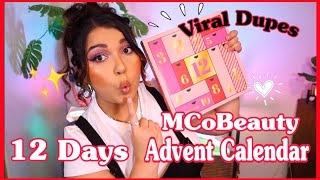 MCoBeauty Advent Calendar 12 Days of Viral Dupes [upl. by Rees]