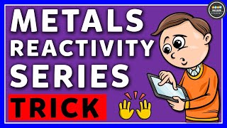 Metals Reactivity Series  Easy Trick [upl. by Assilim]