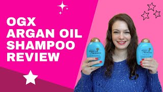 OGX Argan Oil of Morocco Shampoo Review [upl. by Ayela]