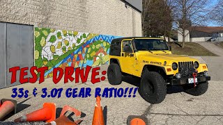 Jeep TJ ReGearing Explained  Test Drive 33s With 307 Gears [upl. by Harold734]