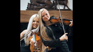 Hillary Klug Máiréad Nesbitt Celtic Violinist Celtic Appalachian duet Miss McLeods Hop High Ladies [upl. by Asilegna]