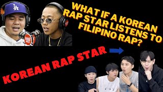 KOREAN Rap Star First Time Listening to Filipino Rap Music Gloc9 ft Flow G Halik [upl. by Jaycee]