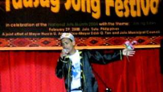 Tausug Song Festival Jolo Zamboanga Philippines [upl. by Vudimir]