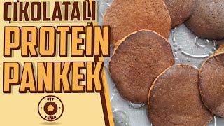 PROTEİN Pankek Tarifi  46 gram protein  Çikolatalı ve Muzlu  FitYemek [upl. by Roer]