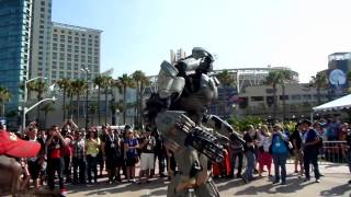 ComicCon 2013 Stan Winston amp Legacy Effects Giant Robot Suit [upl. by Aeslehc]