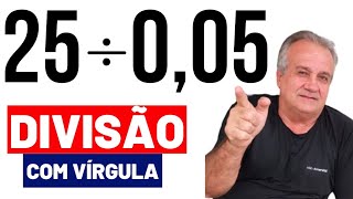 DIVISÃO COM VÍRGULA [upl. by Dnomsad]