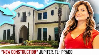 NEW Construction Jupiter FL Home Tour  Prado [upl. by Llenyt]