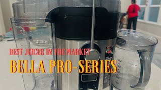 Bella Pro Series juice extractor  best juicer in the market  Life in USA [upl. by Oedama]