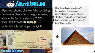 rAntiMLM  MLMs Want Your Stimulus Check Best Reddit Posts [upl. by Eanad]