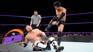 Mustafa Ali vs Buddy Murphy vs Hideo Itami WWE 205 Live June 19 2018 [upl. by Nie]