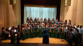 ROSARTE Childrens Choir  Μικραίνει το φεγγάρι Μάνος Χατζηδάκις επεξ Πάνος Κοσμίδης [upl. by Yerd898]