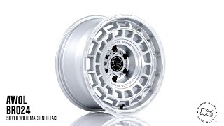 Black Rhino BR024 AWOL  Silver with Machined Face  17x85 [upl. by Kennedy]