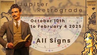 All Signs  Jupiter Retrograde Grand Air Trine  October 2024 Astrology amp Tarot [upl. by Lothair]