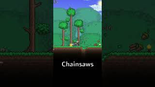 Axes vs Chainsaws in Terraria  Slashea [upl. by Sivet]