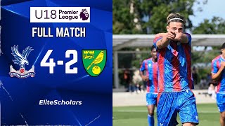 Full Match Crystal Palace vs Norwich City  4  2  U18 Premier League  140924 [upl. by Nitsu985]