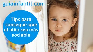 Cómo ayudar a un niño tímido a que sea más comunicativo y sociable  Guiainfantil responde [upl. by Annawik]