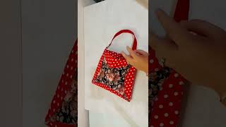 Bag Sewing Tutorial DIY Tote Bag In Different Way diybag [upl. by Ahsietal]