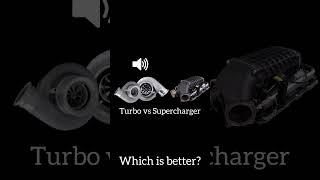 Turbo vs Supercharger turbocharger supercharger shorts [upl. by Ogeid]