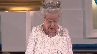 The Queens speech at the State Dinner in Ireland [upl. by Lucho796]