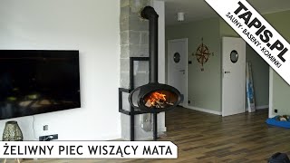 KOMINEK WISZĄCY WANDERS MATA MONTAŻ MIĘDZYZDROJE  KOMINKI  PIECE  STOGER  TAPISPL [upl. by Harad]