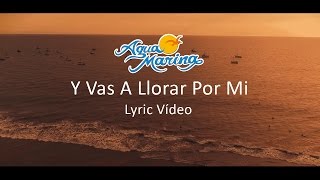 Agua Marina  Y Vas A Llorar Por Mi Vol14 Lyric Video [upl. by Ricki167]