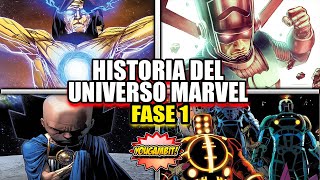 HISTORIA DEL UNIVERSO MARVEL Fase 1 de 6 quotEL ORIGEN DE TODOquot  YouGambit [upl. by Ramak]