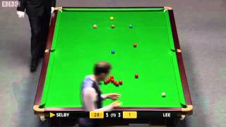 MARK SELBY vs STEPHEN LEE UK MASTERS SNOOKER 2012 FRAME9 Part1 [upl. by Taffy]